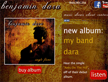 Tablet Screenshot of benjamindara.com